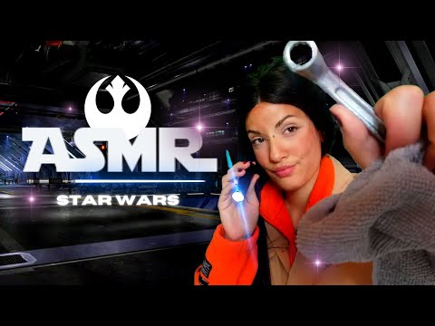 ASMR FR POV Fixing you roleplay. Star Wars je te répare avant ta mission. May the 4th be with you 🔧