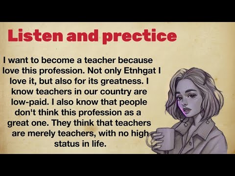improve your English| graded reader level 1| my aim in life | prectice English paragraph