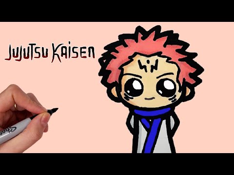Comment Dessiner SUKUNA DE JUJUTSU KAISEN ❤️ [Mignon - Kawaii]