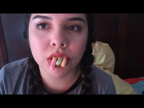 ASMR**EATING GUMMY WORMS|| HEAVY CHEWING SOUNDS|| MOUTH SOUNDS