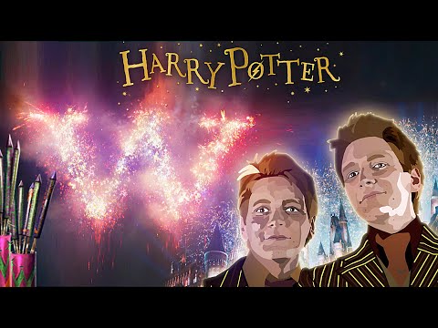 Weasley's Fireworks [ASMR] Harry Potter inspired Ambience ✨ Fred and George's Hogwarts Firework Show