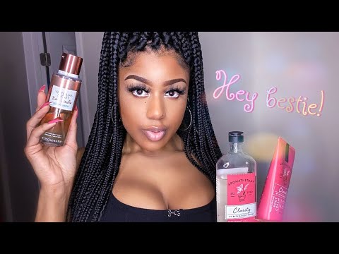ASMR | Bestfriend Picks Out Your Smell Goods (Gum Chewing & Tapping RP)