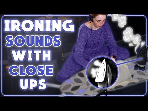 [ASMR] Ironing Sounds | Folding, steam, Ironing & Relaxation !