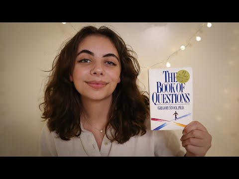 ASMR | The Book of Questions - Personal Questions & Writing Sounds 📚