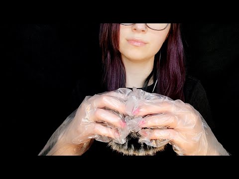 ASMR Fluffy Mic Scratching With Plastic Gloves
