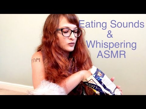 ASMR Eating Sounds & Whispering