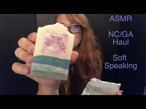 ASMR NC/GA Stuff from Vacation Soft Spoken