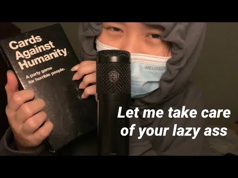 ASMR Gen Z friend takes care of you while you’re sick