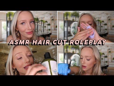 ASMR Binaural Haircut Roleplay 💖💇‍♀️ (Shampoo Suds, Brushing, Cutting, Tinfoil) | GwenGwiz