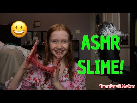ASMR~ SLIME Sounds ( Sticky, Popping, Stretchy )
