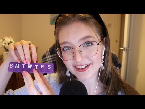 ASMR Gentle Tapping on Box Thingy & Mouth Sounds 💖(No Talking)
