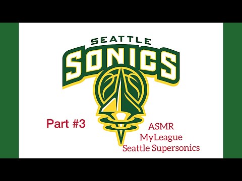 *ASMR* NBA 2k18 MyLeague [Seattle SuperSonics Part 3!] (Whispering, Controller Sounds)