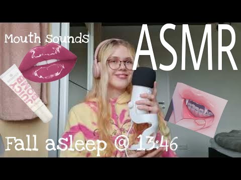 Fall asleep at 13:46 💤👄 Mouth sounds, L - R Panning , No talking [lym's ASMR]