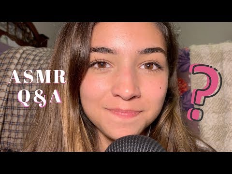 ASMR Whispered Q&A | My age, boyfriend, and future plans? (with PopRocks!)