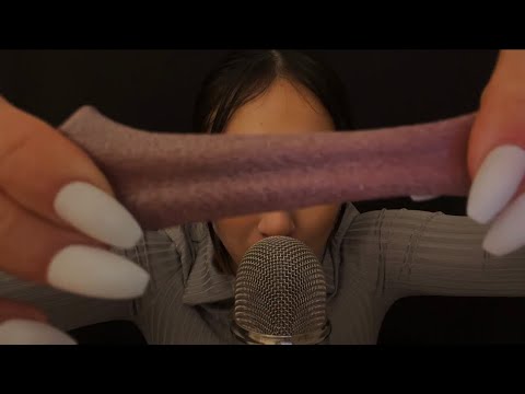 ASMR mouth sounds and fake tongue tapping
