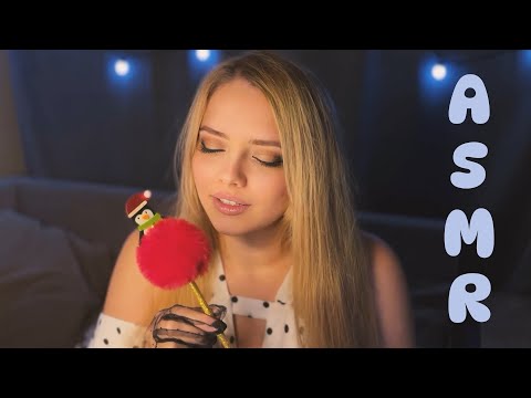 ASMR Close Up Soft Scratching, Personal Attention, Hair Sounds & Tingle Brush Sounds, Kisses