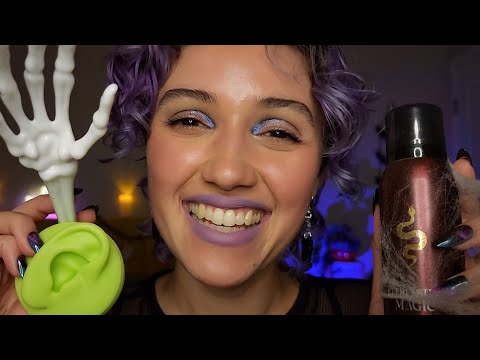 ASMR Spooky Personal Attention Trigger Test 🍁🎃 (Halloween triggers, layered sounds, new triggers)