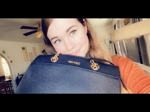 LoFi ASMR What’s in My Purse 👜 (fast tapping, scratching)