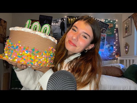 [ASMR] 100K SPECIAL 🎉(mouth sounds, french, mic scratching, & more)