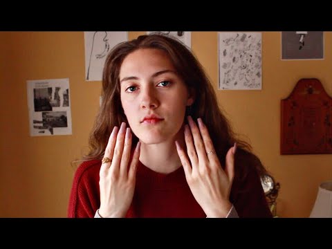 ASMR Clicky Whispers & Hand Movements w/ Long Nails