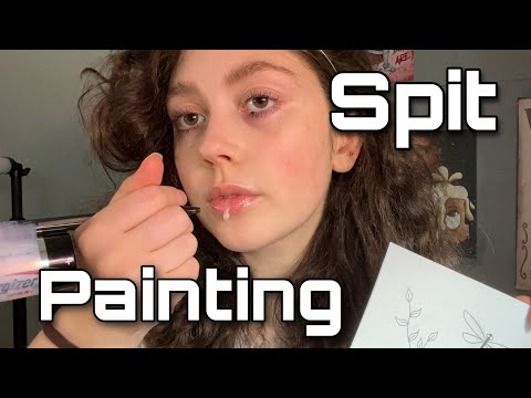 ASMR | SPIT PAINTING YOU AND YOUR TATTOO