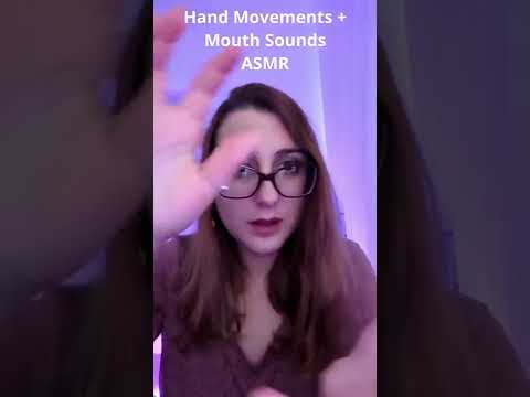 the BEST Mouth Sounds and Hand Movements 😜 ASMR #short #asmr