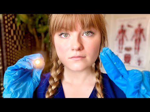 ASMR Most Realistic Cranial Nerve Exam (Doctor Roleplay, Eye, Ears, Face Exam) Soft Spoken