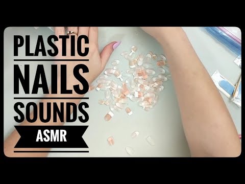 Fake Nail Sounds ASMR(Plastic)