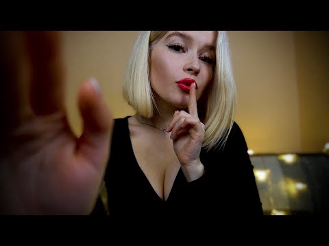 Mistress will put you to sleep ASMR 😴 Echo mouth sounds, inaudible whisper, lens kisses, face touch