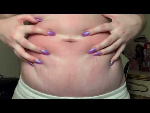ASMR Stomach Scratching - Changing Paces Pt. 2 - slow then fast
