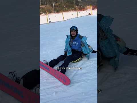 Snow Deprived Aussie Falls In Love With Snowboarding In Korea 🏂