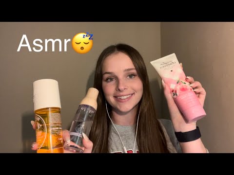asmr✨ trigger assortment of liquid sounds, lid sounds and lotion sounds🧴😴🌙💤