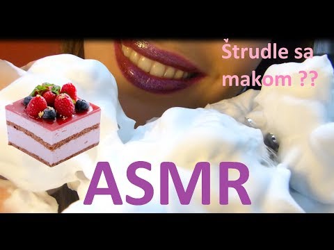 ASMR (SRB) 🍰🎂 Najlepša domaća jela i oblak pene 🥞🍜🍰🥧 Whispering, shaving foam, mic touching