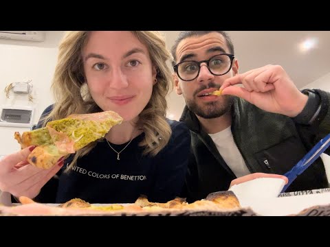 EATING PIZZA 🍕 mukbang col mio ragazzo (asmr ita)