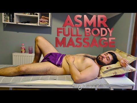 FULL BODY AMAZING TURKISH RELAXING ASMR MASSAGE-Chest,leg,foot,abdomen,arm,back