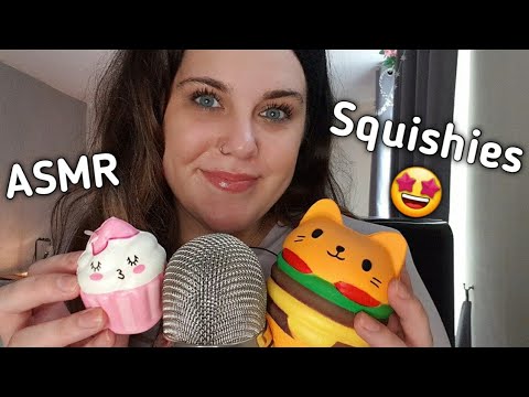 ASMR // Squishy Haul 💕 / Sticky Sounds / Whispering //