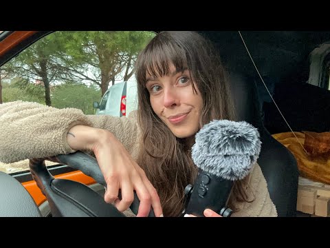 ASMR Whispered Q&A In My Van 🌟💗