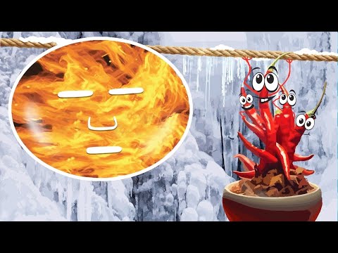 Hot vs Cold face mask challenge!?/ satisfying#6