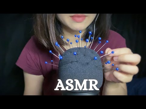 ASMR Needles on mic , Mic Triggers,  Brain Melting , No talking