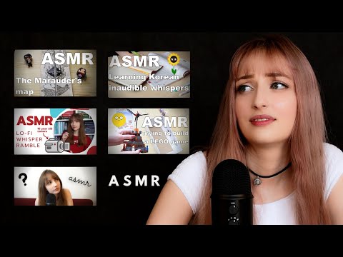 ASMR│My 100th Video 🥳│Rating My Old Videos