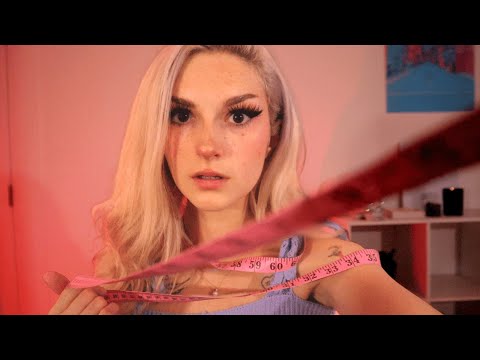 ASMR Chaotic Fast & Aggressive Measuring You | Up Close, Mouth Sounds, Personal Attention Role Play