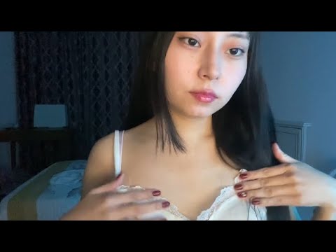ASMR scratching clothes top / nails  / скрэчинг одежды асмр / FULL IN BOOSTY