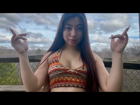 ASMR Outside | Tracing & Painting the Sky🎨