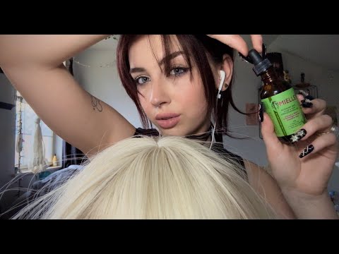 Friendly Girl Plays With Your Hair (Getting You Ready For A Date) ASMR