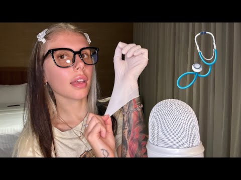 ASMR | spit painting, latex gloves & personal attention 🧤👄