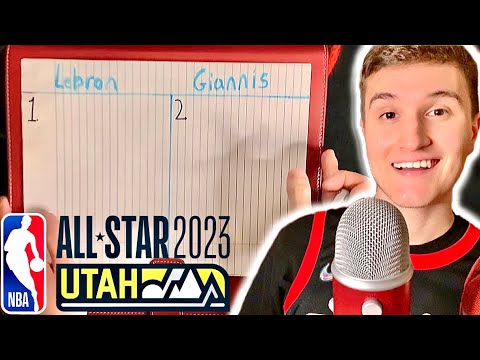 [ASMR] 2023 NBA All Star Game Draft Predictions 🏀 (w/ writing sounds)