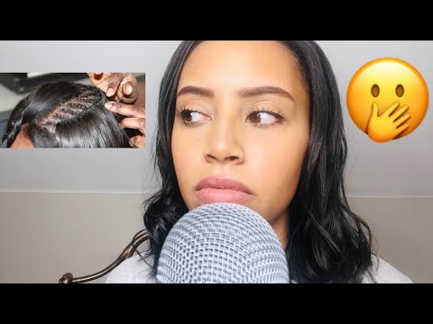 ASMR STORYTIME: SEIZURE WHILE GETTING HAIR SEW-IN 😫