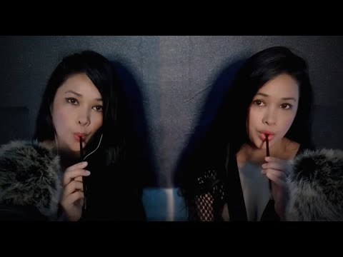 👄ASMR: Twins INTENSE MOUTH SOUNDS + AGGRESSIVE Mic SCRATCHING (Layered Sounds) Double TINGLES