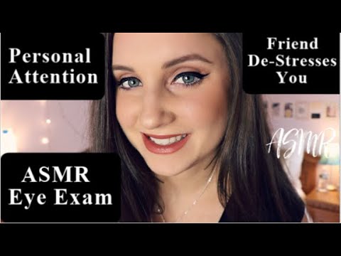ASMR Whisper Eye Exam | Follow The Light | Personal Attention | Coronavirus Advice | De-stress Talk