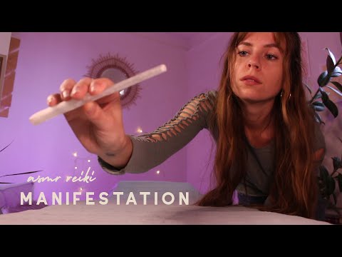 ASMR REIKI manifest with ease | plucking negative thoughts & beliefs, hand movements, chakra healing
